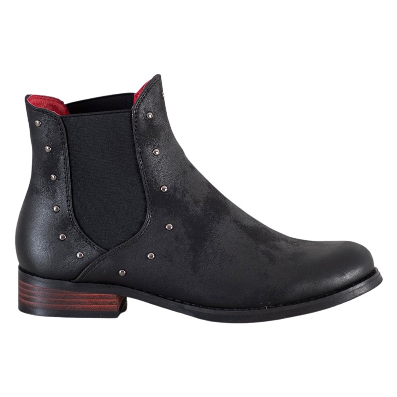Goodin Black Chelsea Boots With Accessories