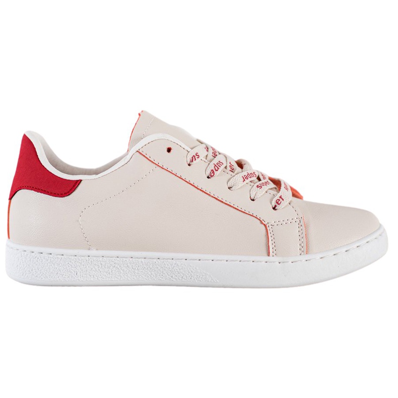 SHELOVET Fashionable Sports Shoes white red SHELOVET Fashionable Sports Shoes white red