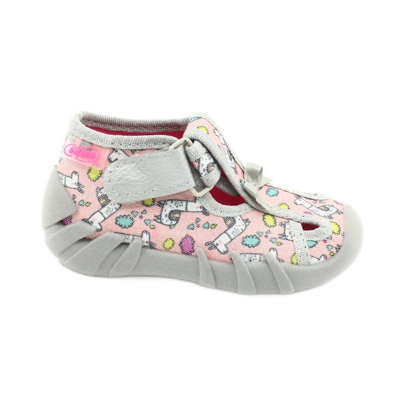 Befado children's shoes 190P099 pink grey Befado children's shoes 190P099 pink grey