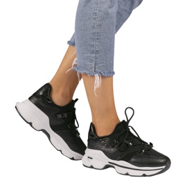 Black Lycra sneakers C947 Black Lycra sneakers C947