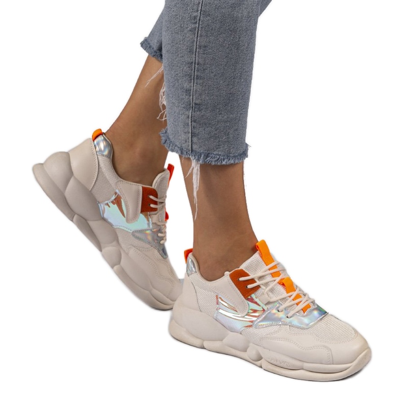 A88-65 beige sports shoes brown A88-65 beige sports shoes brown