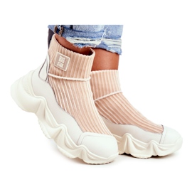 Women's High Sports Shoes Big Star White GG274608