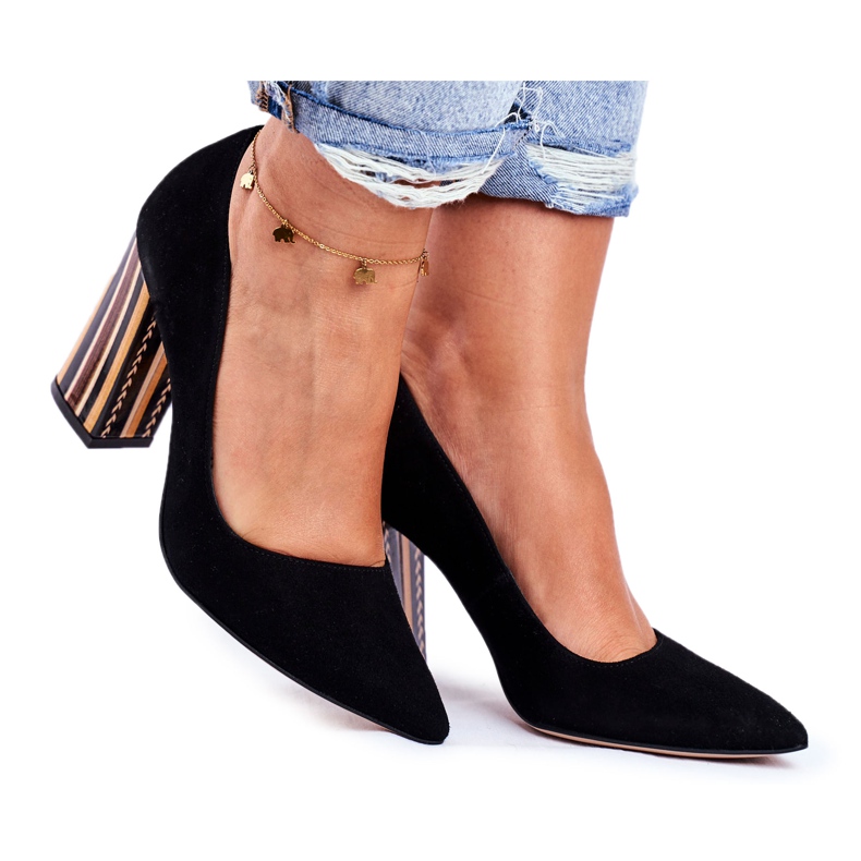 PV3 Women's Pumps Visconi Suede Black 7417302/200 PV3 Women's Pumps Visconi Suede Black 7417302/200