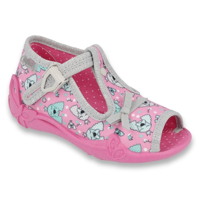 Befado children's shoes 213P120 pink grey