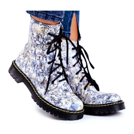 Women's Boots Boots Glany Workers Maciejka Multicolor 01609-39 / 00-6 multicolored