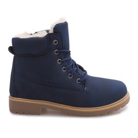 Warm Timberki Bows TL0130-3 Navy blue Warm Timberki Bows TL0130-3 Navy blue