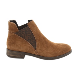 Gamis Suede slip-on ankle boots 4036 brown