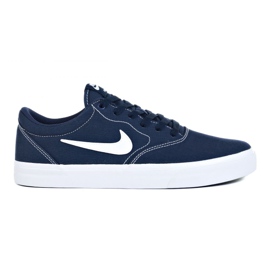 Nike Sb Charge Cnvs M CD6279-402 shoes white navy blue Nike Sb Charge Cnvs M CD6279-402 shoes white navy blue
