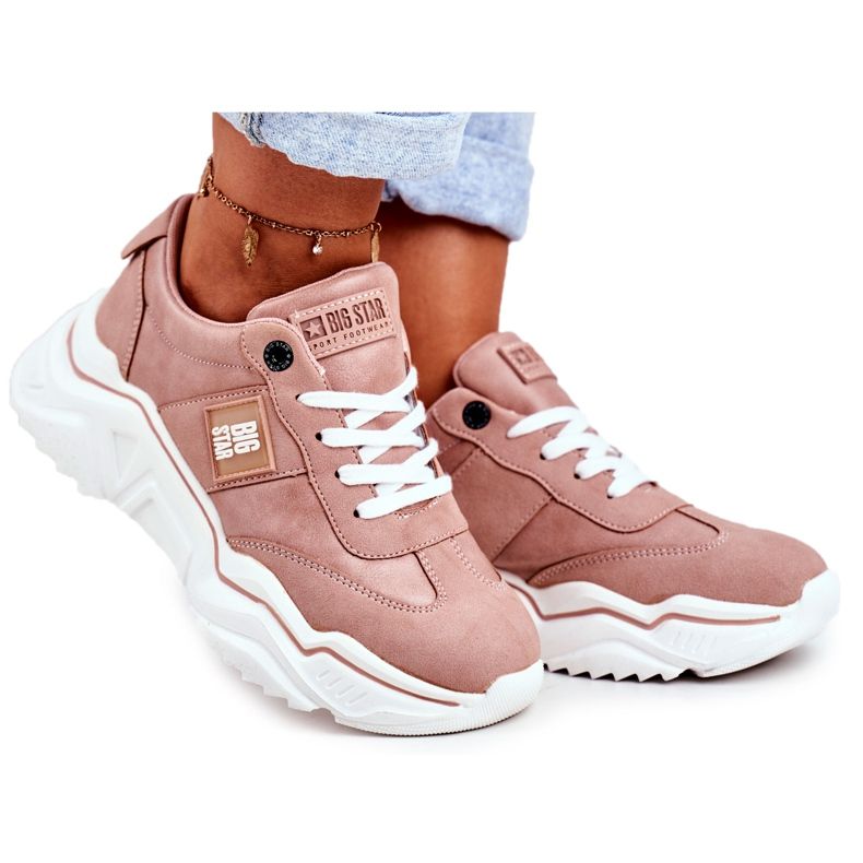 Women's sports shoes Big Star Pink GG274210