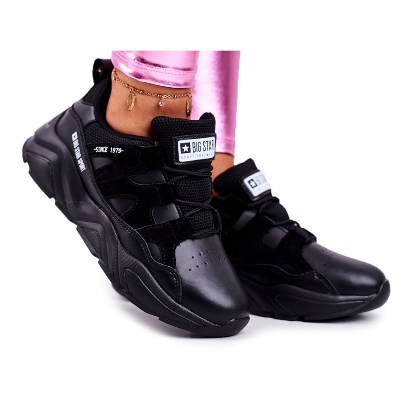 Women's Sport Shoes Big Star Black GG274636
