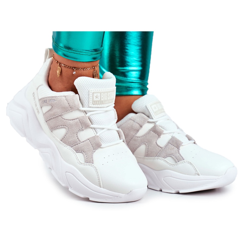 Women's Sport Shoes Big Star White GG274635
