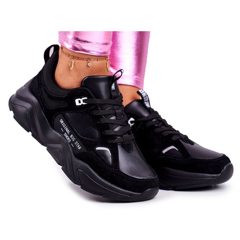Women's Sneakers Big Star Black GG274654