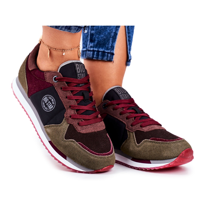 Youth Sports Big Star Gray and Claret GG274459 red grey