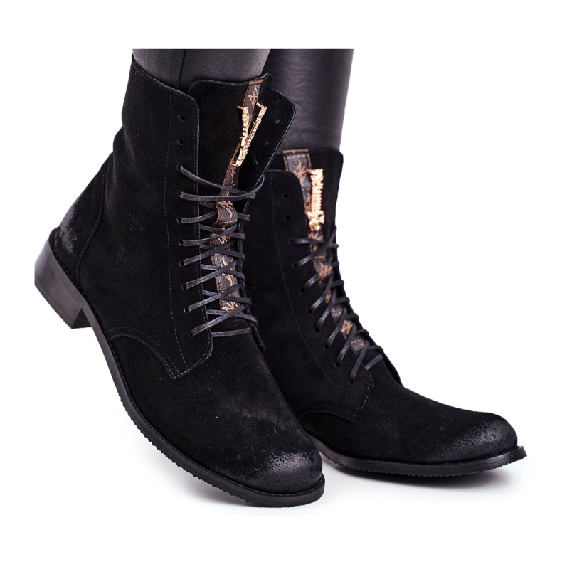 Women's Boots Nicole Nubuck leather Black 2593 Women's Boots Nicole Nubuck leather Black 2593