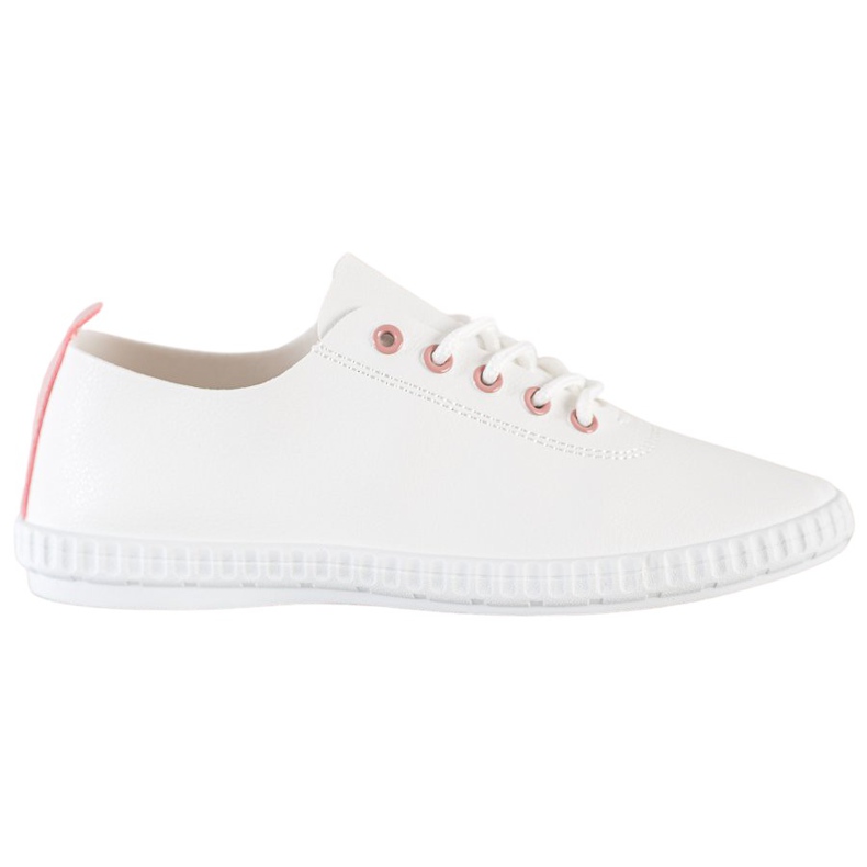 SHELOVET Light Sneakers With Eco Leather white