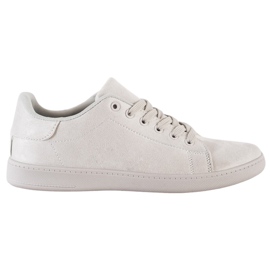 SHELOVET Gray Suede Sneakers grey SHELOVET Gray Suede Sneakers grey