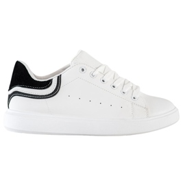SHELOVET Comfortable White Sneakers SHELOVET Comfortable White Sneakers