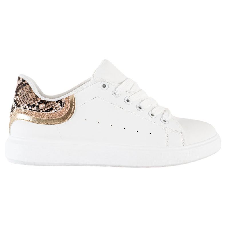 SHELOVET Comfortable White Sneakers