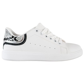 SHELOVET Comfortable White Sneakers SHELOVET Comfortable White Sneakers