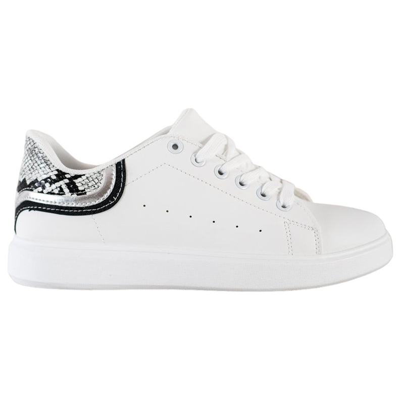SHELOVET Comfortable White Sneakers