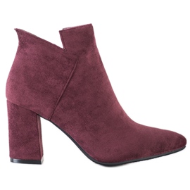 VINCEZA high boots red VINCEZA high boots red