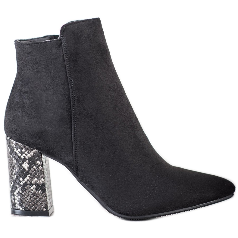 Boots with a snake motif VINCEZA black