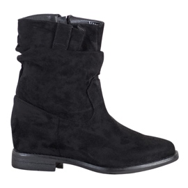 Cowboy boots on the VINCEZA wedge black