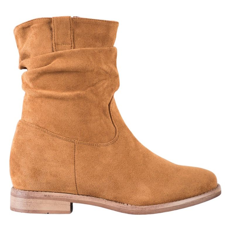 Cowboy boots on the VINCEZA wedge brown
