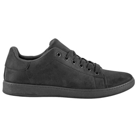 SHELOVET Black Suede Sneakers SHELOVET Black Suede Sneakers