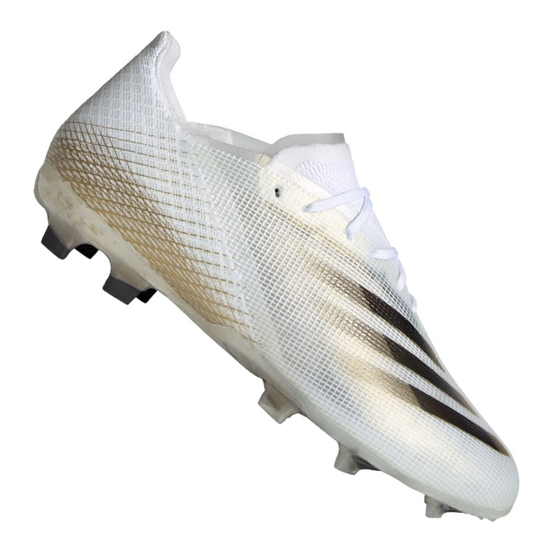 Adidas X Ghosted.1 Fg Jr EG8181 football boots black, white, gold white