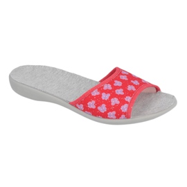 Befado women's shoes pu 300D043 red blue silver grey