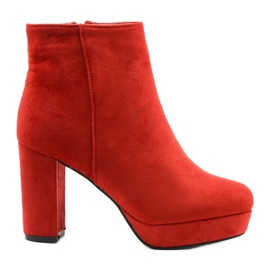 Red ankle boots on the Neadarea post Red ankle boots on the Neadarea post