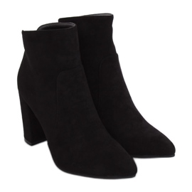 Black high-heeled boots TX-1802 Black