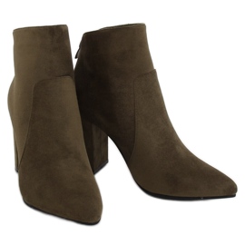 Green high-heeled boots TX-1802 Dk Green Green high-heeled boots TX-1802 Dk Green