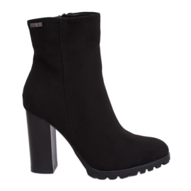 Boots on a stable heel black 5247 Black Boots on a stable heel black 5247 Black