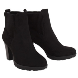 Black women's high-heeled boots Z1110 Black