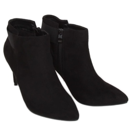 Black Boots on a high heel black 3148 Black