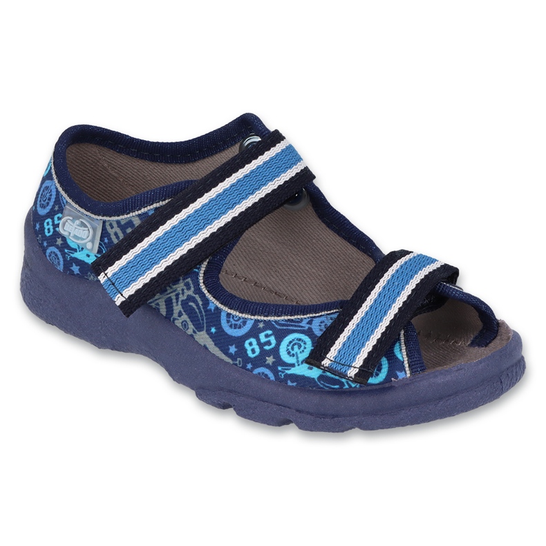 Befado children's Velcro sandals 969x159 blue