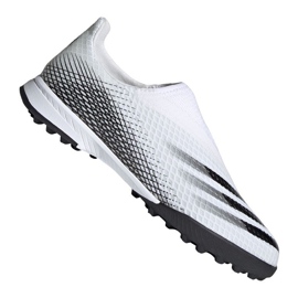 Adidas X Ghosted.3 Ll Tf Jr EG8150 football boots gray / silver, white, gray / silver white