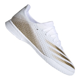 Adidas X Ghosted.3 In Jr EG8225 football boots gray / silver, white, gold white
