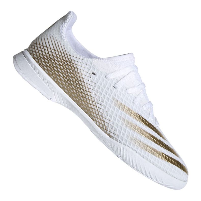 Adidas X Ghosted.3 In Jr EG8225 football boots gray / silver, white, gold white