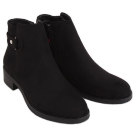 Black Chelsea boots for women Q8AX1570-07 Black red Black Chelsea boots for women Q8AX1570-07 Black red