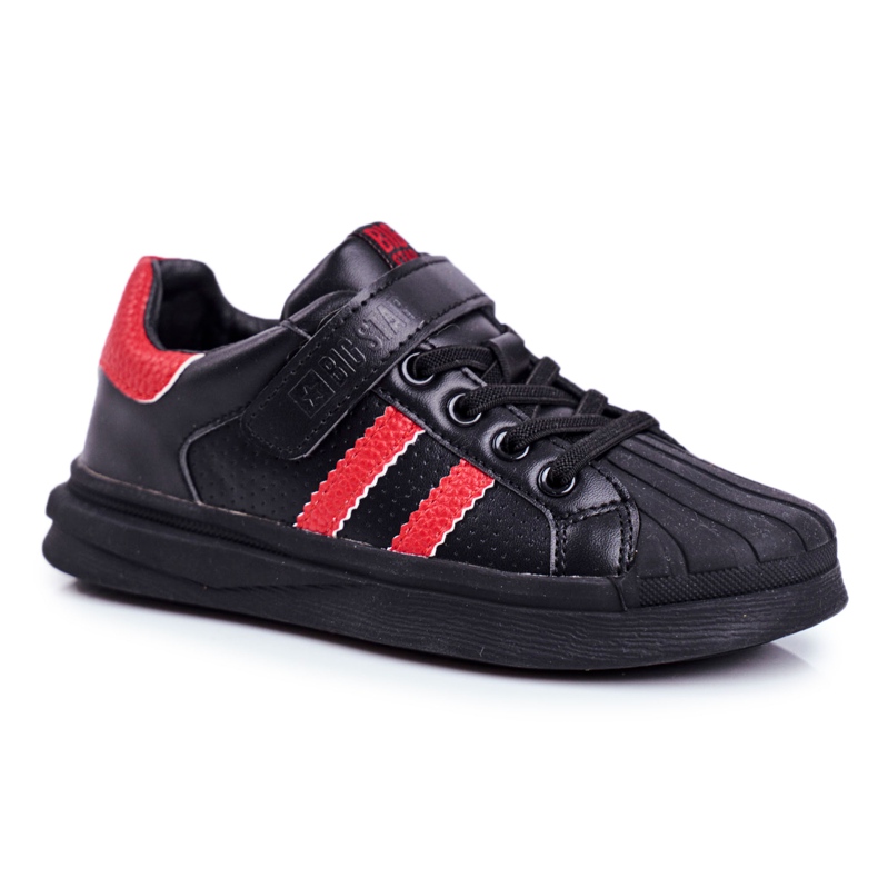 Sport Children's Big Star With Velcro Black GG374022