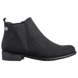 Goodin Flat Heel Boots black