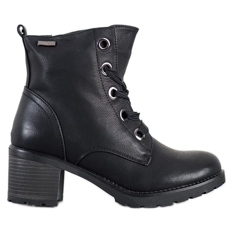 Goodin Comfortable Lace Up Boots black