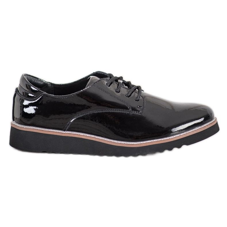 Leather shoes VINCEZA black