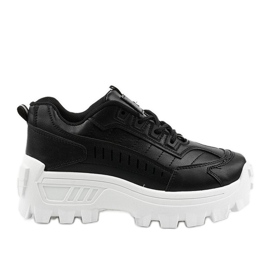 Black trendy Pereipheme sports shoes Black trendy Pereipheme sports shoes