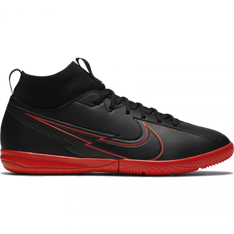 Nike Mercurial Superfly 7 Academy Ic Jr AT8135 060 soccer shoes grey black