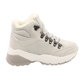 Sports comfortable boots Lee Cooper LCJL-20-31-151 beige grey