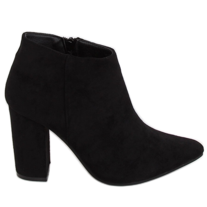 Shoes on the post black G-7668 Black